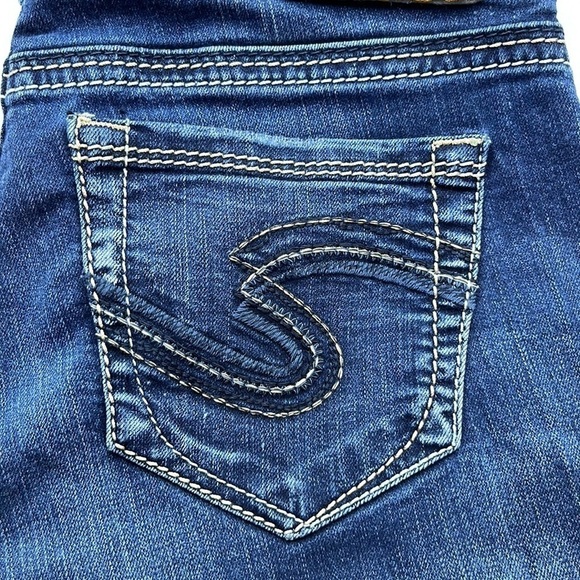 Silver Jeans Suki Mid Slim Boot Mid Rise Size 26 - Picture 12 of 16